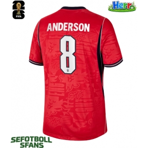 England Elliot Anderson #8 Bortatröja VM 2026 Kortärmad